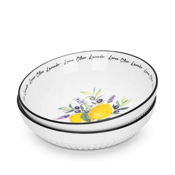 Deep Plates Provence Set of 2 18cm